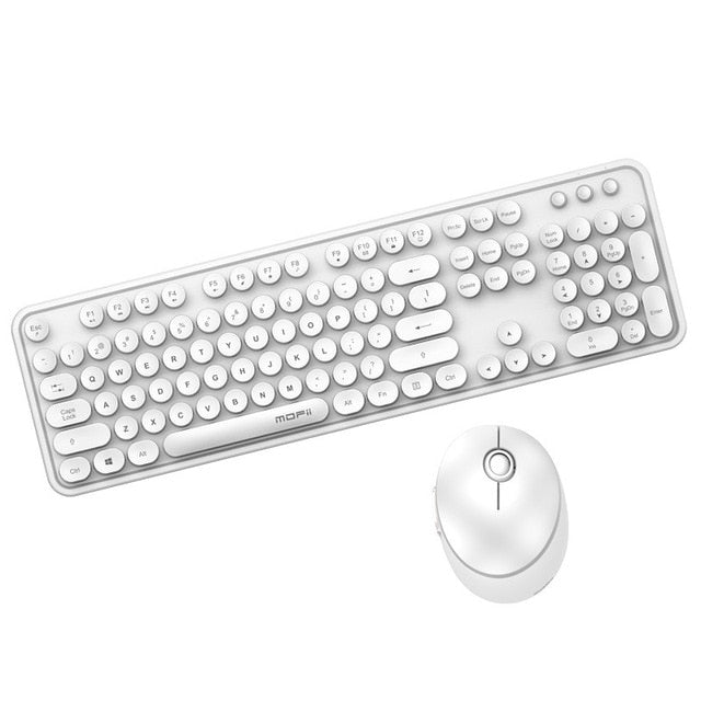 Wireless Keyboard Set Round Key Cap - GOGO FLEEK