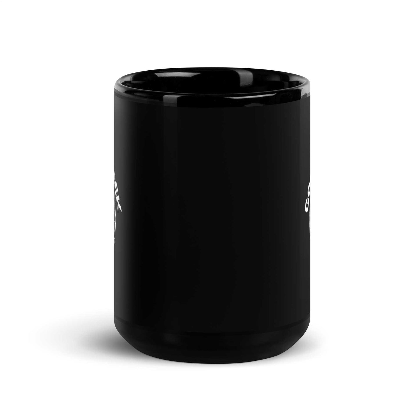 Ceramic Black Glossy Mug GOGO FLEEK