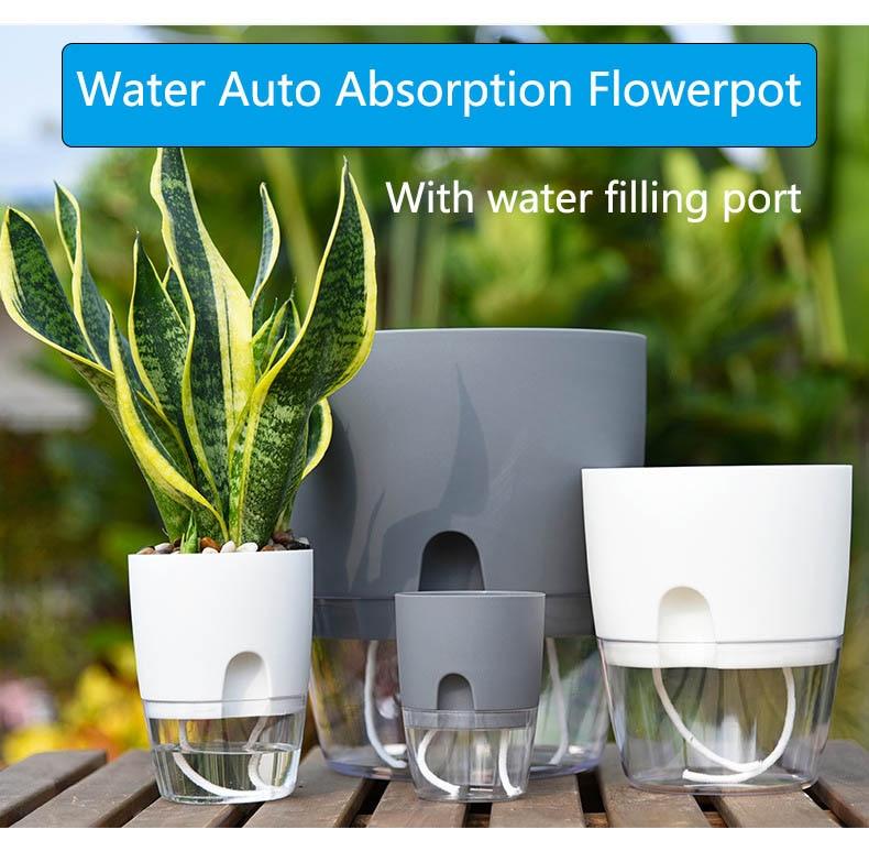 Double Layer Self Watering Flowerpot - GOGO FLEEK