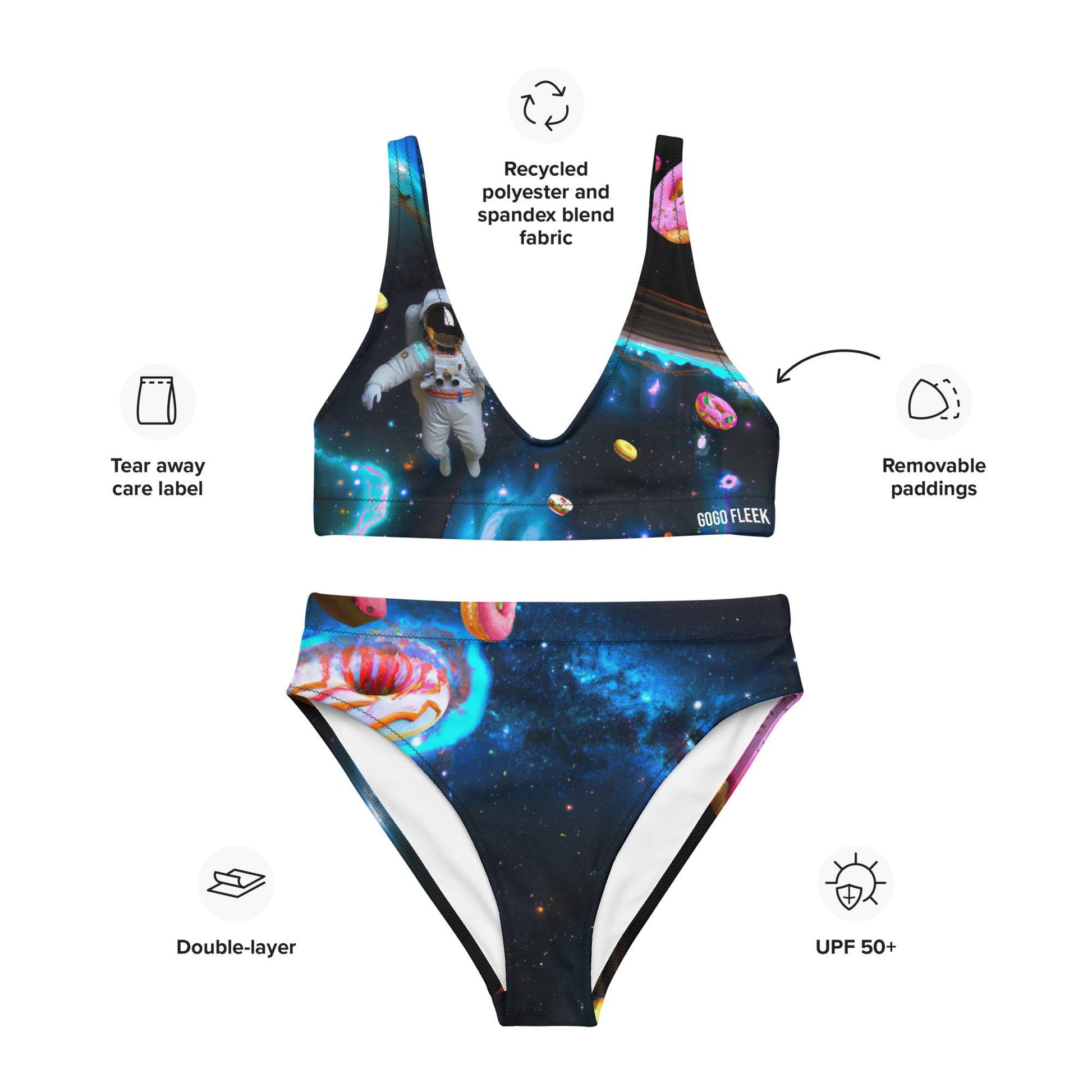 Recycled high-waisted bikini (Limited Edition) - GOGO FLEEK