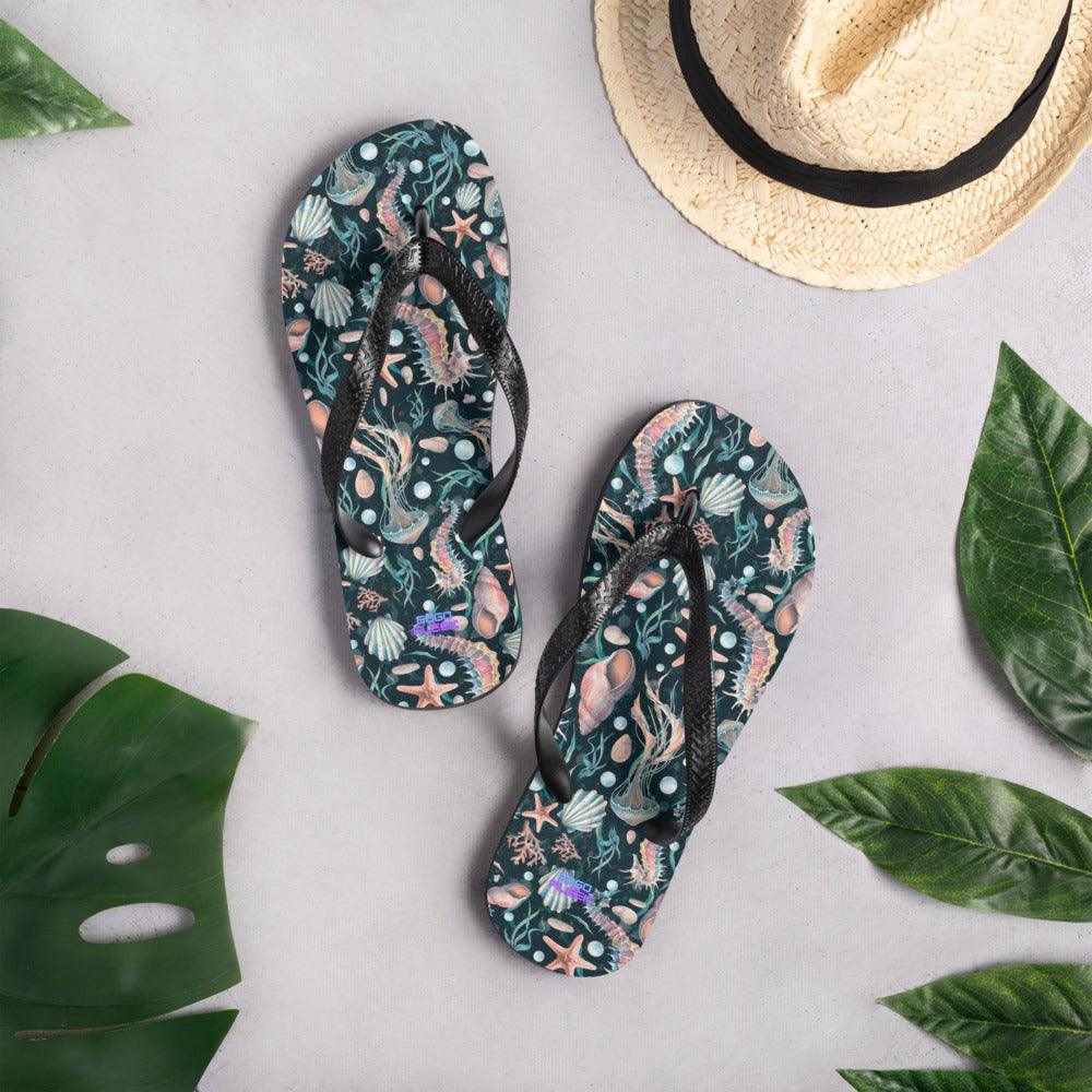 Seashells Flip-Flops - GOGO FLEEK