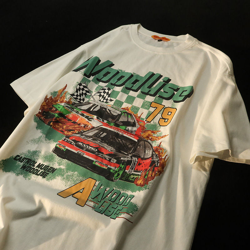 Vintage Racing Graphic Tee - GOGO FLEEK