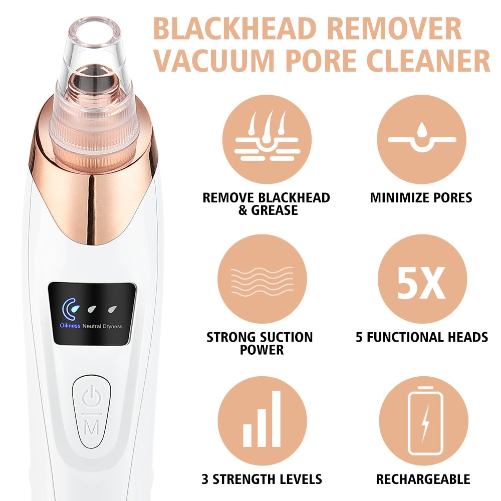 Vacuum Electric Blackhead Remover - GOGO FLEEK