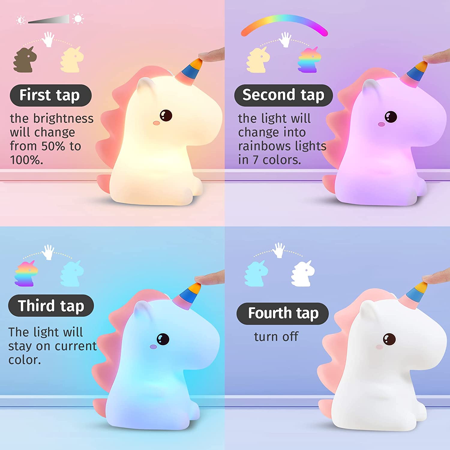 Unicorn Night Light - GOGO FLEEK