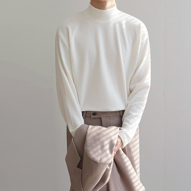 Casual Turtleneck Men Sweater - GOGO FLEEK