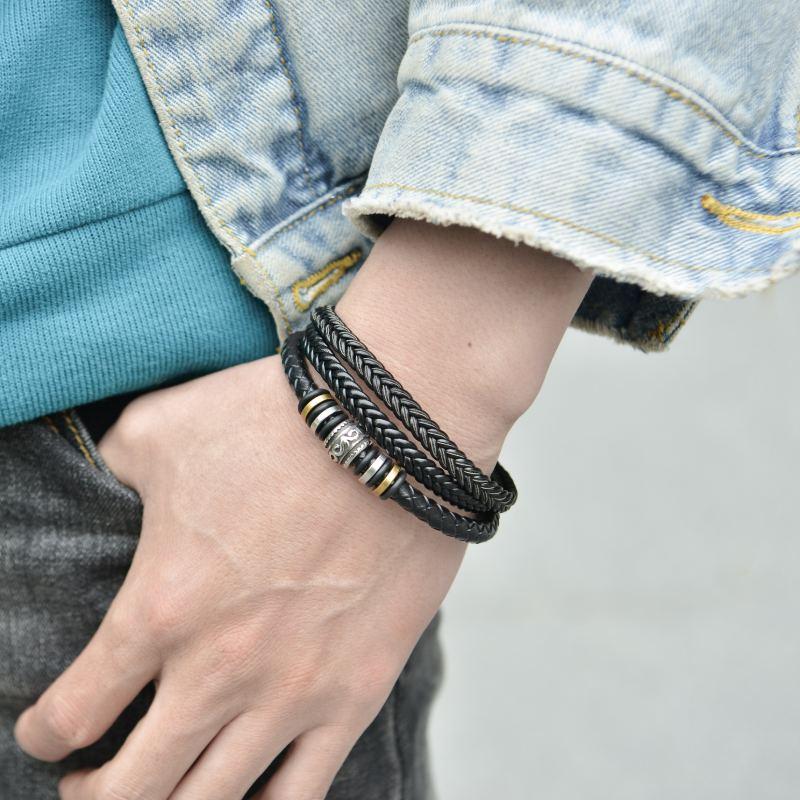 Braided Leather Bracelets - GOGO FLEEK