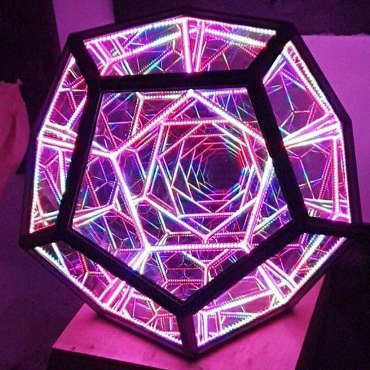 Dodecahedron Infinite Art Light - GOGO FLEEK