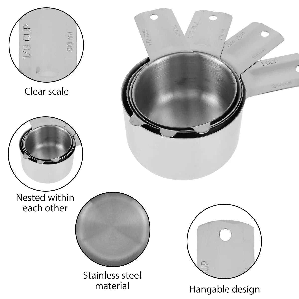 Stainless Steel Measuring Set - GOGO FLEEK